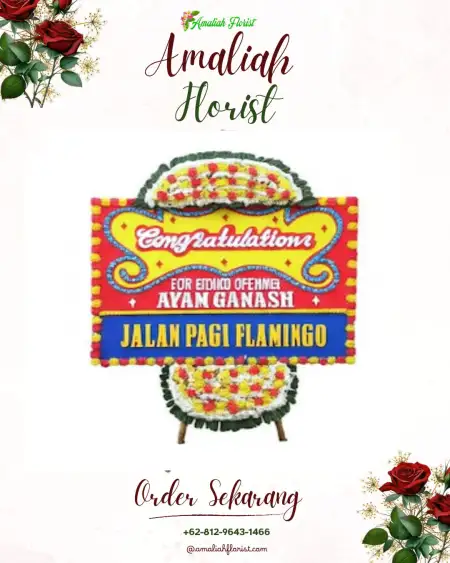 Sewa Papan Bunga Cangko